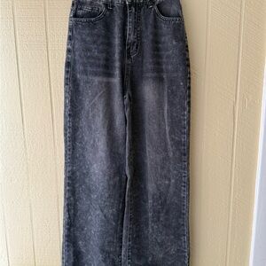 Forever 21 Black Wide Leg Jeans